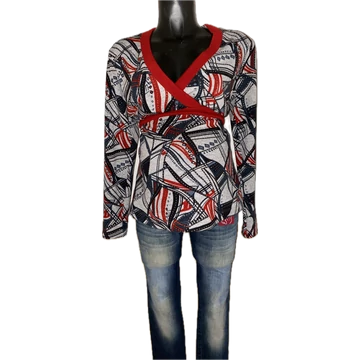 Kismama felső piros M