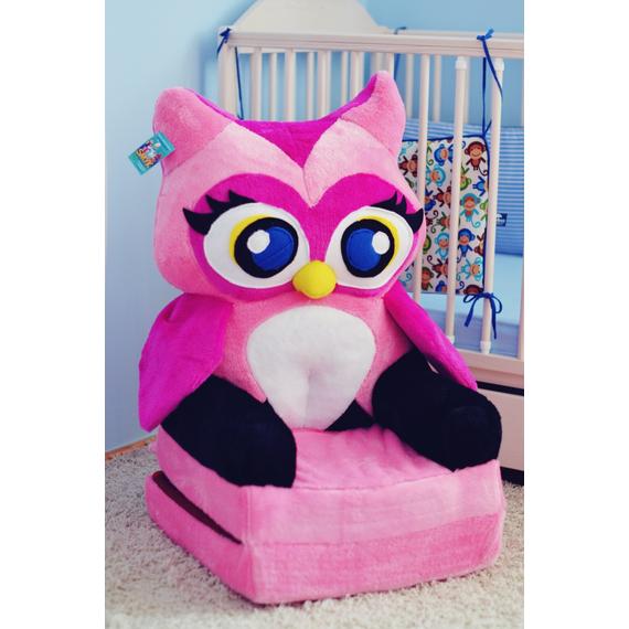 Baglyos pink fotel