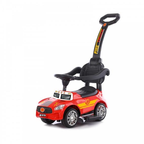 Chipolino Fire Truck Bébitaxi tolókarral