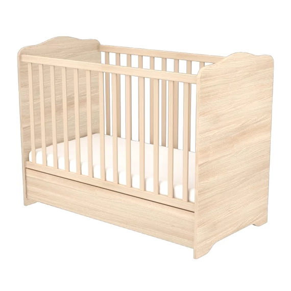 Timba Zártvégű Borostyán  60x120-as kiságy