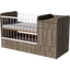 Bogi átalakítható kombinált kiságy 60x120-as Gesztenye