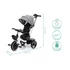 Kép 6/6 - Fillikid tricikli Niki 360 szürke-fehér 6018-05