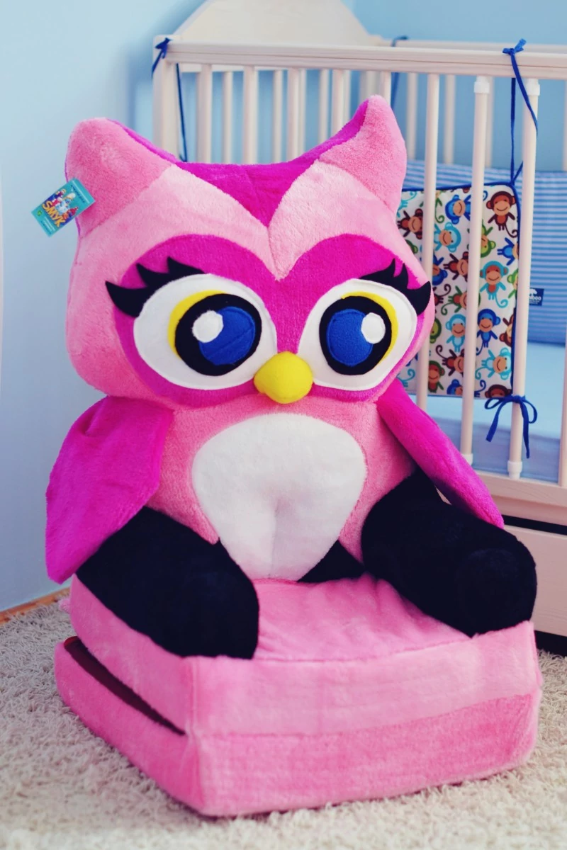 Baglyos pink fotel