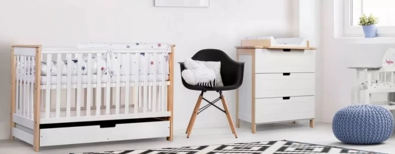 Klups Iwo kiságy 60x120-as+ágyneműtartó
