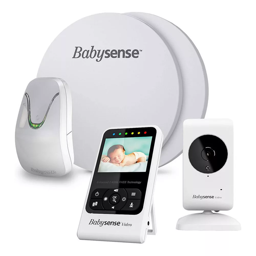 Babysense légzésfigyelő és kamerás bébiőr V24